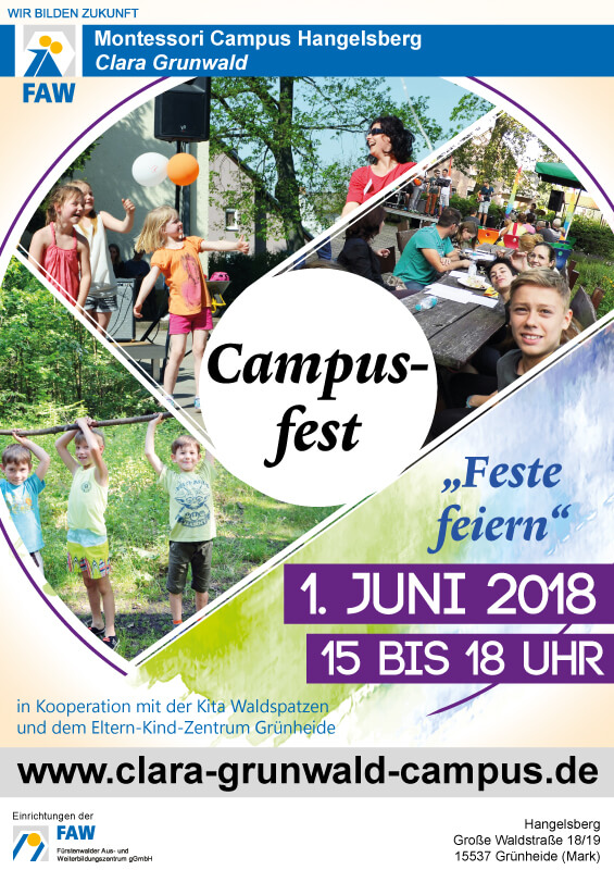 Montessori Campus Hangelsberg Clara Grunwald_Campusfest am 1. Juni 2018