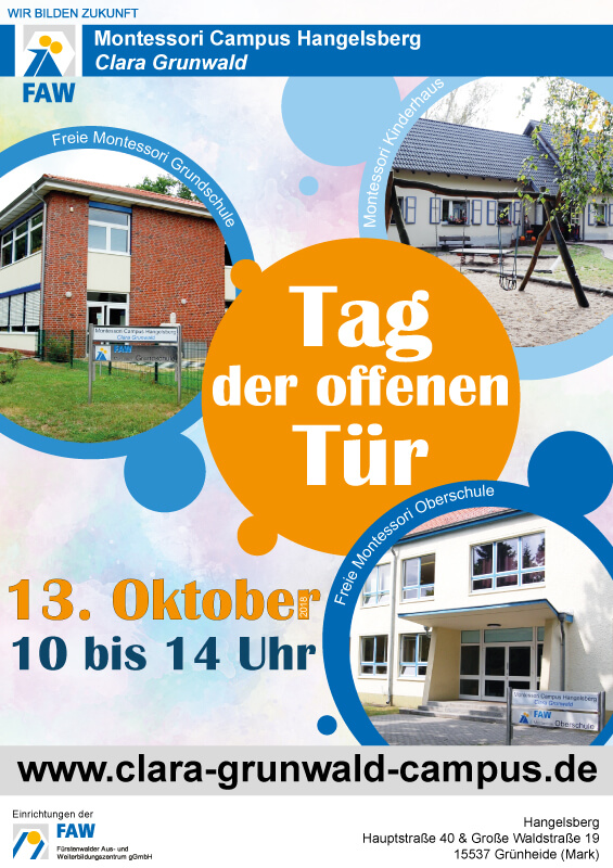 Montessori Campus Hangelsberg Clara Grunwald_Tag der offenen Tür am 13. Oktober 2018